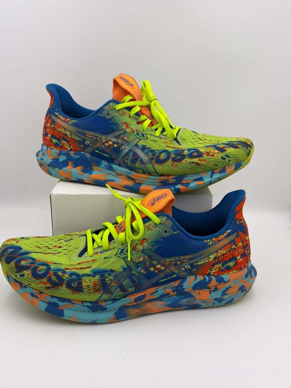 ASICS Noosa Tri 14 Running Shoes Neon/Blue/Orange